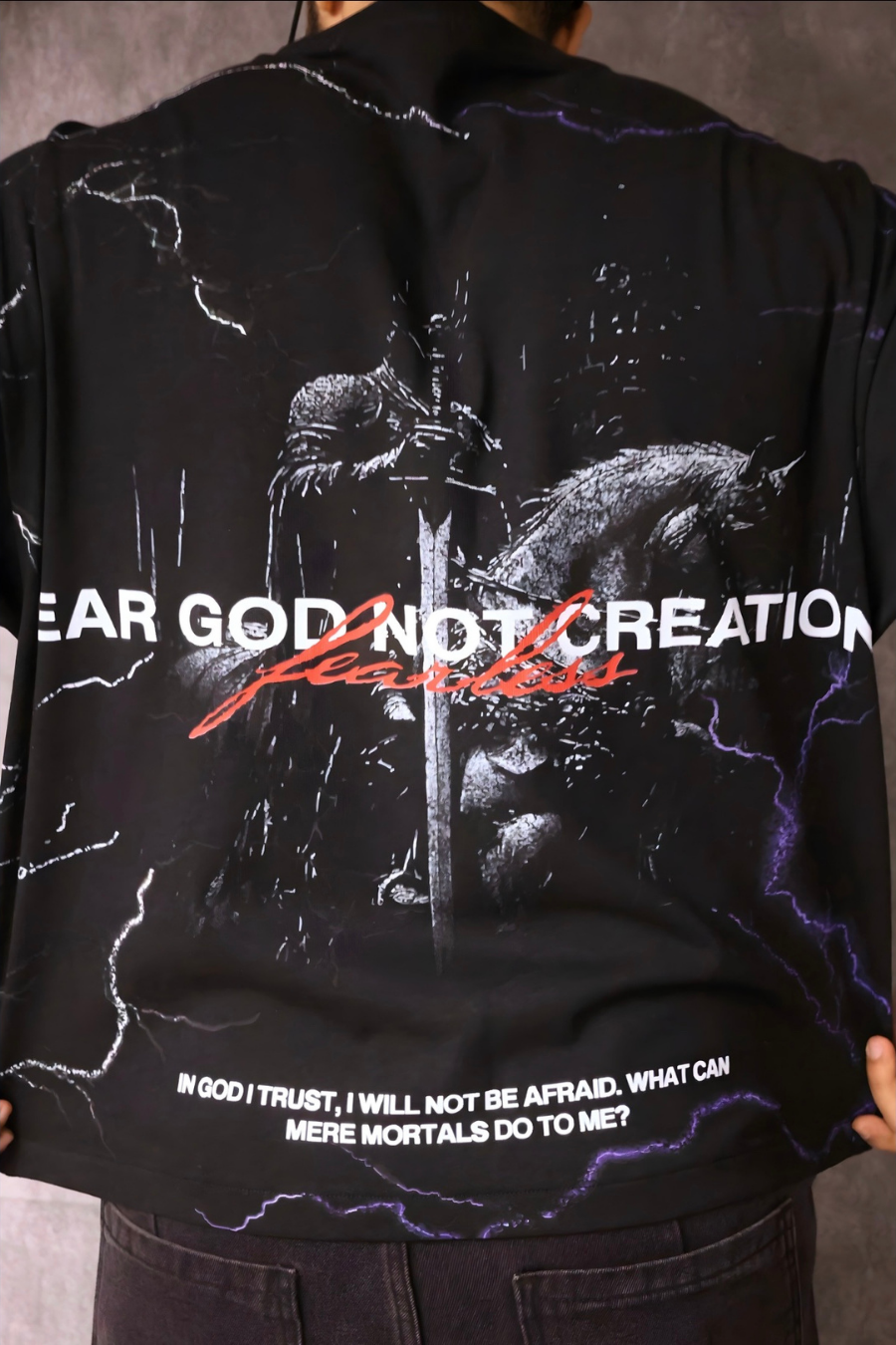 IMMORTAL "PREMIUM" BOXY TEE IN BLACK