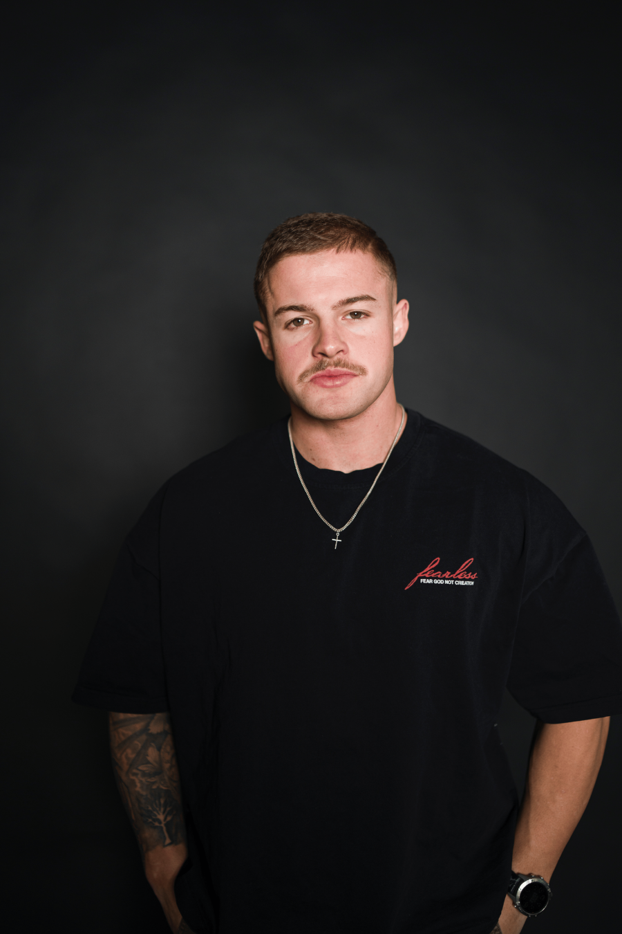 IMMORTAL "PREMIUM" BOXY TEE IN BLACK