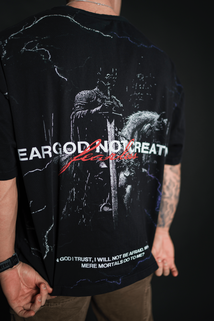 IMMORTAL "PREMIUM" BOXY TEE IN BLACK