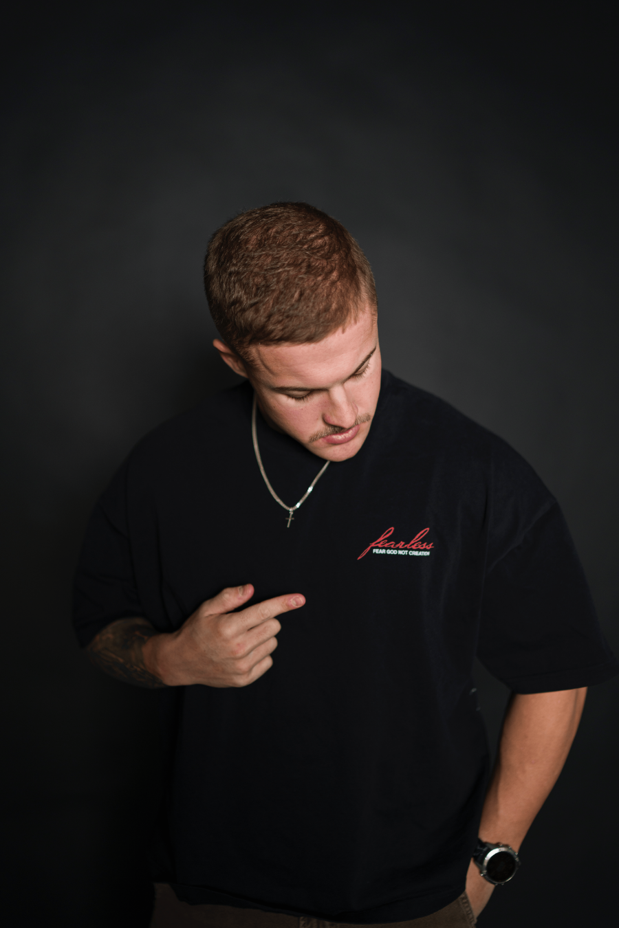 IMMORTAL "PREMIUM" BOXY TEE IN BLACK