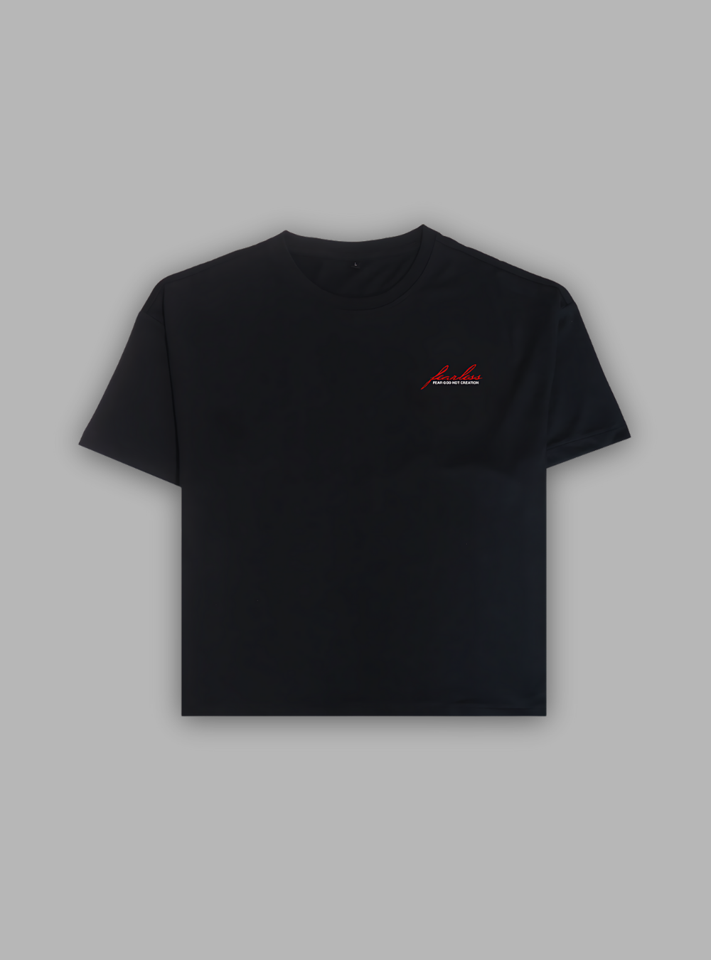 IMMORTAL "PREMIUM" BOXY TEE IN BLACK